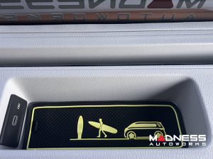 Volkswagen ID. Buzz Interior Upgade Kit - Non Slip Rubber Liner Kit - Yellow Volkswagen ID. Buzz Interior Upgade Kit - Non Slip Rubber Liner Kit - Yellow